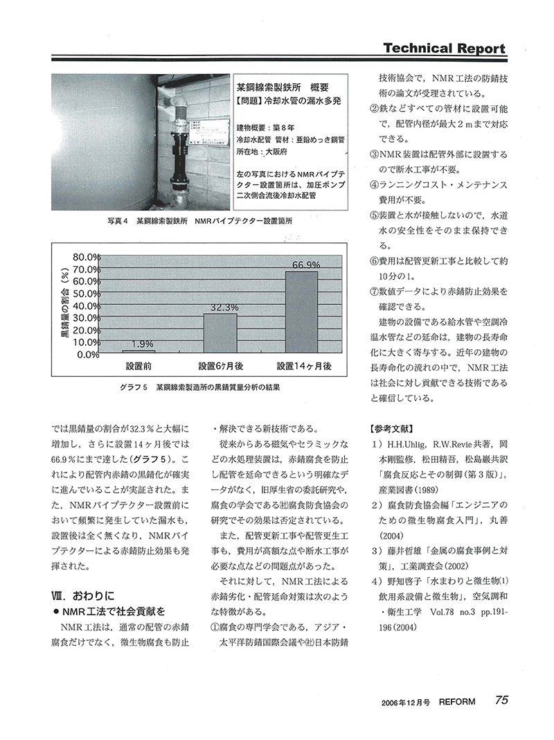 総合建築リフォーム＆リニューアル技術誌 月刊「リフォーム」2006年12月号