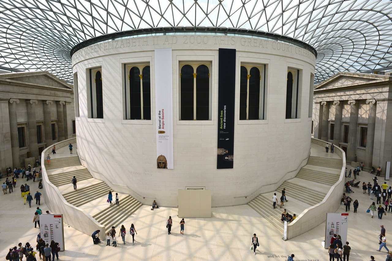 赤錆のリスクを解消できた「大英博物館」館内