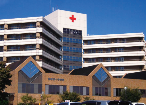 NMRパイプテクターを導入した熊本赤十字病院の外観